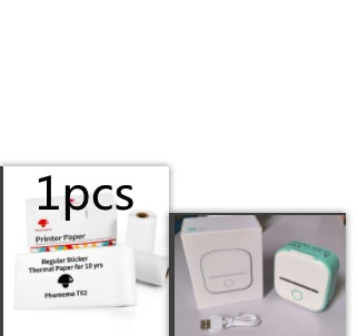 Portable Mini Thermal Label Printer Home Photo Printer Student Wrong Question Printer Bluetooth-compatible Mini Label Printer Price Tag - Shenanigans 