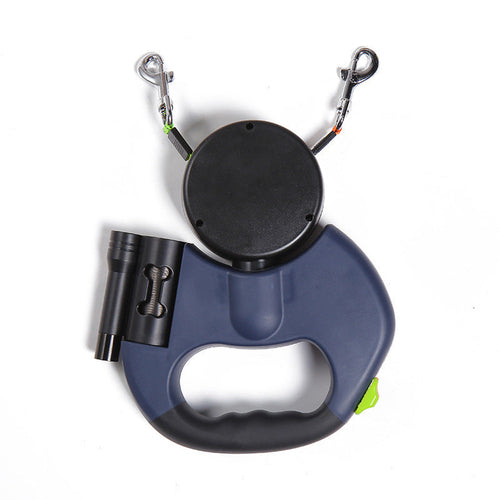 Retractable Dog Leash For Small Dogs Reflective Dual Pet Leash Lead