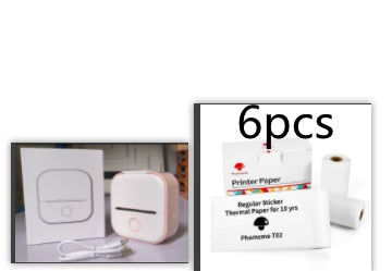 Portable Mini Thermal Label Printer Home Photo Printer Student Wrong Question Printer Bluetooth-compatible Mini Label Printer Price Tag - Shenanigans 