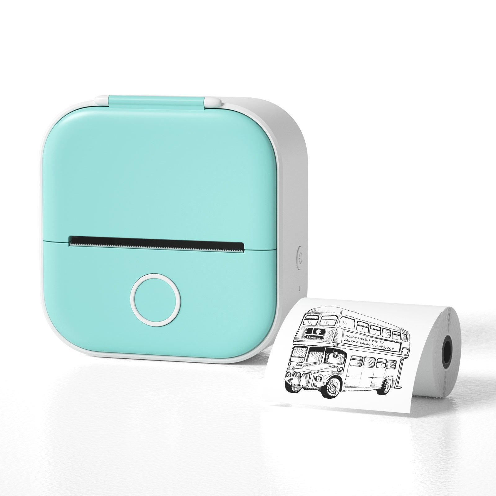 Portable Mini Thermal Label Printer Home Photo Printer Student Wrong Question Printer Bluetooth-compatible Mini Label Printer Price Tag - Shenanigans 