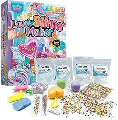 LIVEVIE Lovely Slime Maker Kit - 10 Pre-Made Rainbow Slimes, Candy,
