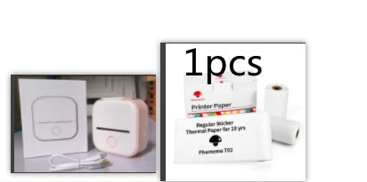 Portable Mini Thermal Label Printer Home Photo Printer Student Wrong Question Printer Bluetooth-compatible Mini Label Printer Price Tag - Shenanigans 