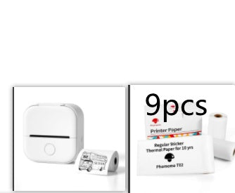 Portable Mini Thermal Label Printer Home Photo Printer Student Wrong Question Printer Bluetooth-compatible Mini Label Printer Price Tag - Shenanigans 