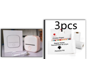 Portable Mini Thermal Label Printer Home Photo Printer Student Wrong Question Printer Bluetooth-compatible Mini Label Printer Price Tag - Shenanigans 