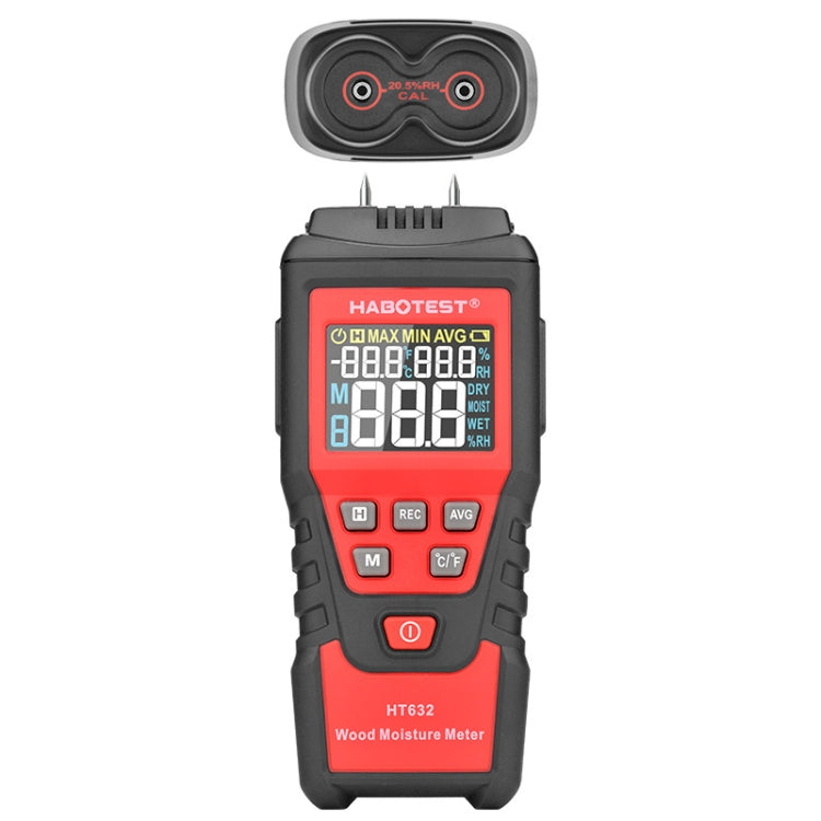 HABOTEST HT632 Portable Multifunctional Digital Display Wood Moisture
