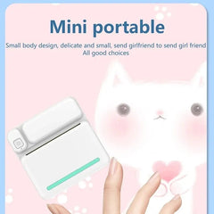 MINI Print Portable Thermal Printer Photo Pocket Thermal Label Printer
