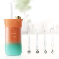 200ml Portable Oral Irrigator Teeth Cleaner 3 Modes USB Rechargeable