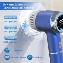 Wireless Electric Cleaning Brush Powerful IPX7 Waterproof USB