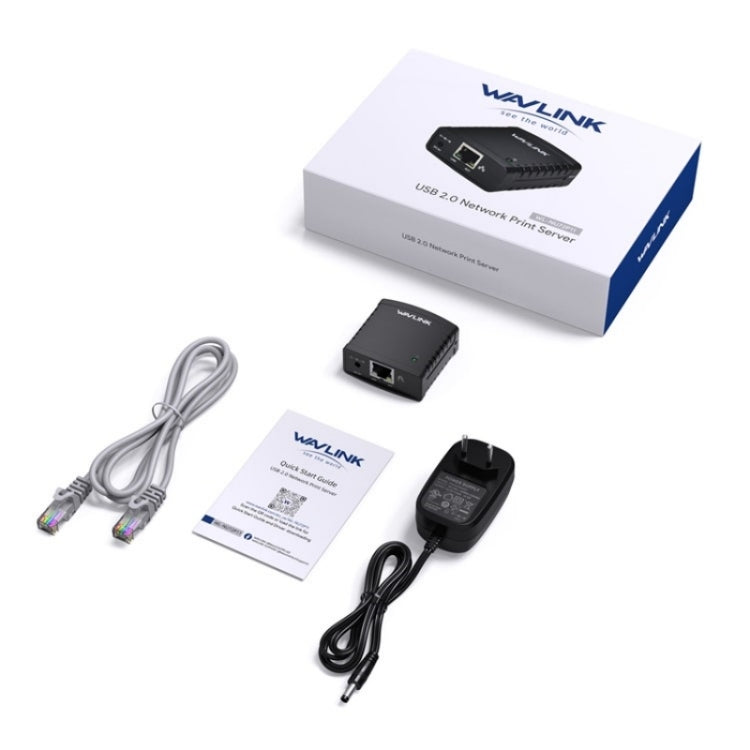 WAVLINK NU72P11 100Mbps Network Print Server USB 2.0 Network Printer