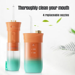 200ml Portable Oral Irrigator Teeth Cleaner 3 Modes USB Rechargeable