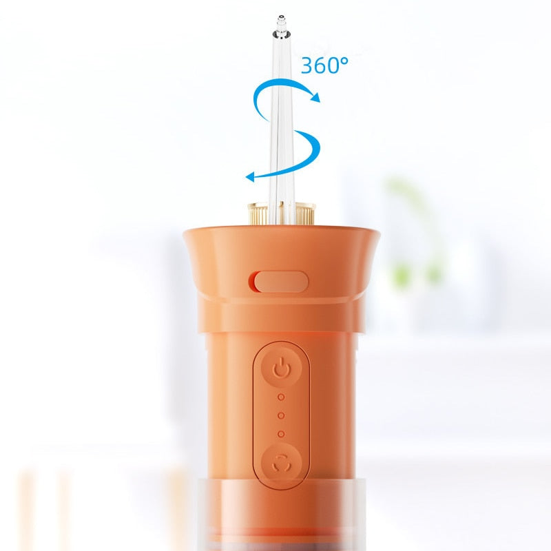 200ml Portable Oral Irrigator Teeth Cleaner 3 Modes USB Rechargeable