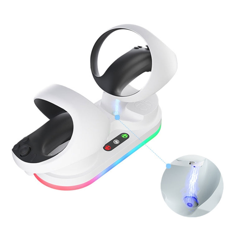 For PS VR2 Controller iplay Colorful Light Charging Base Magnetic
