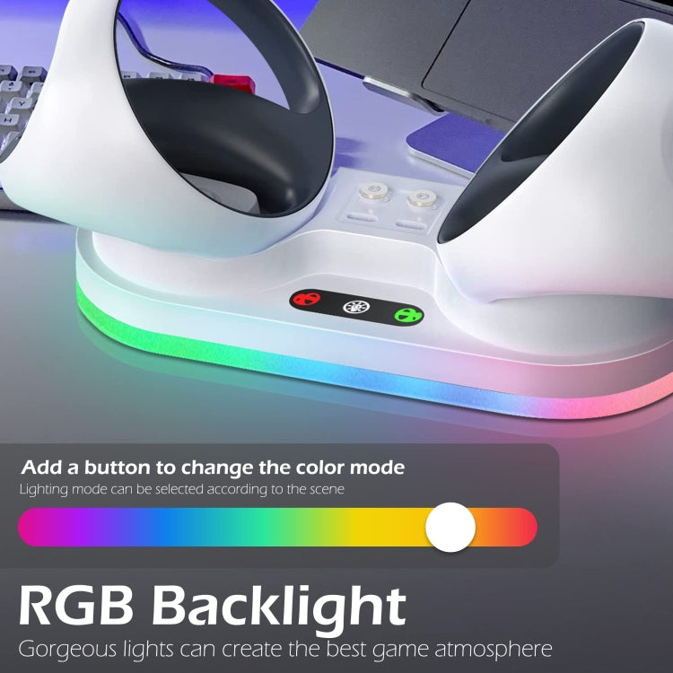 For PS VR2 Controller iplay Colorful Light Charging Base Magnetic