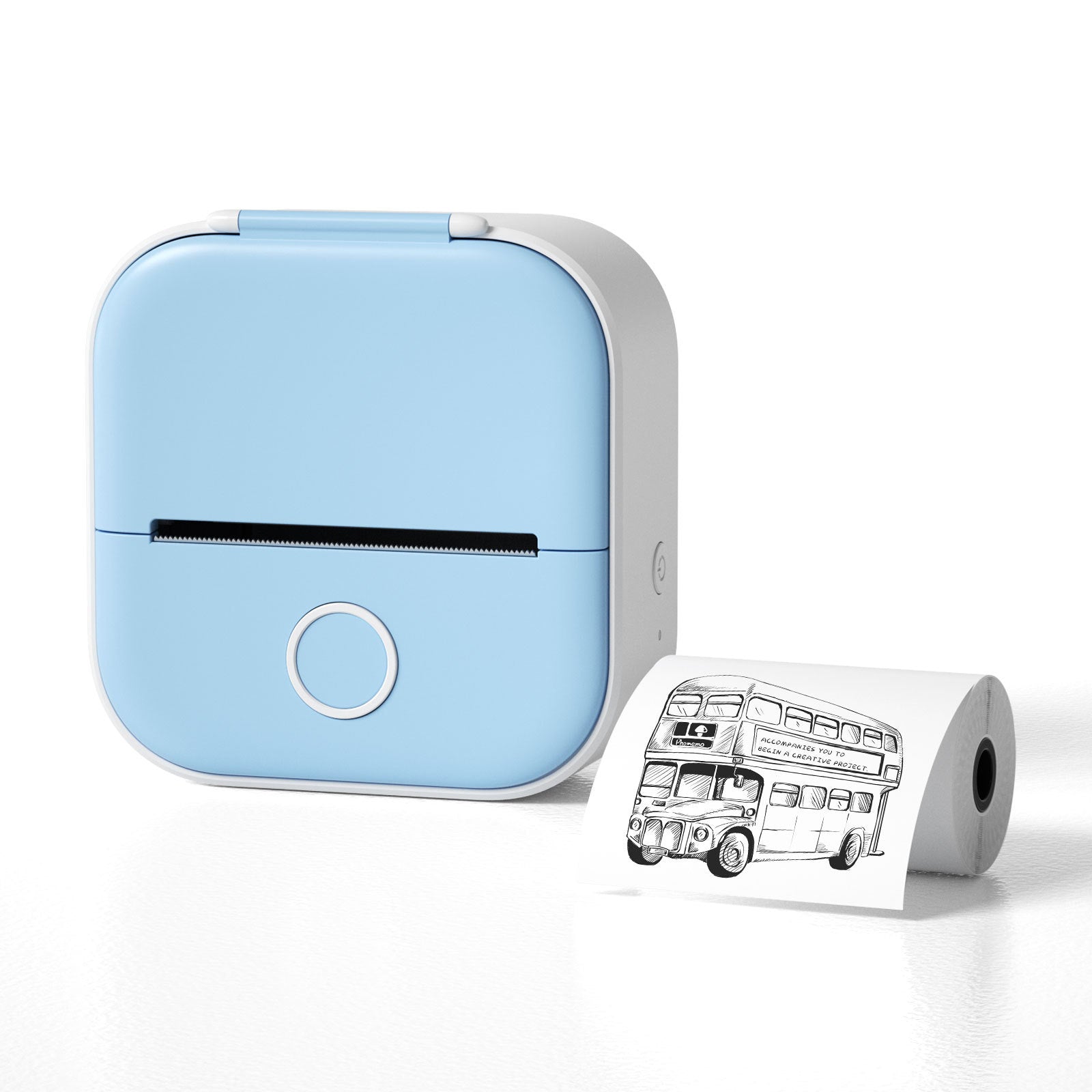 Portable Mini Thermal Label Printer Home Photo Printer Student Wrong Question Printer Bluetooth-compatible Mini Label Printer Price Tag - Shenanigans 