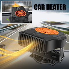 Portable 24V Car Heater with Adjustable 120W/200W Windshield Defroster, Made of Durable ABS