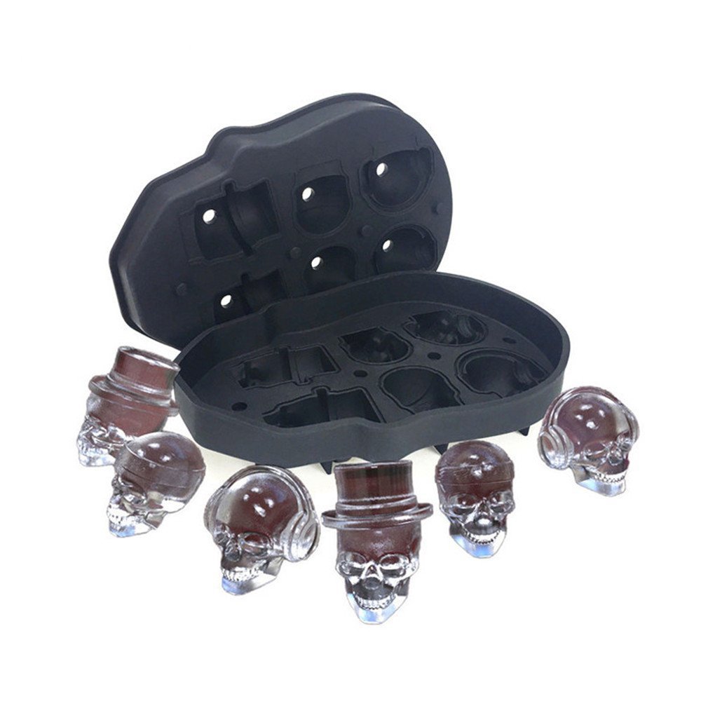 Bone Chilling Skull Ice Mold Set