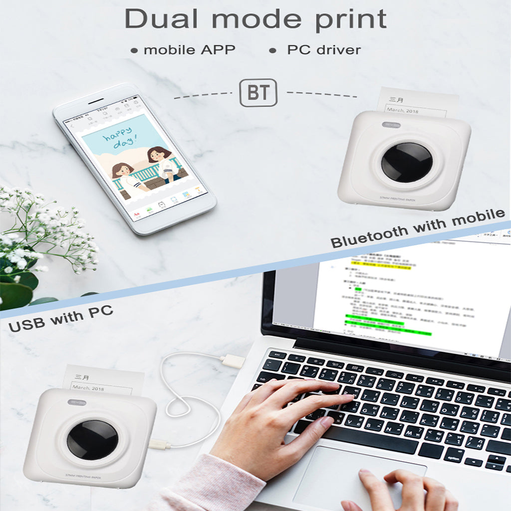 PAPERANG P1 P2 Pocket Portable Bluetooth Printer