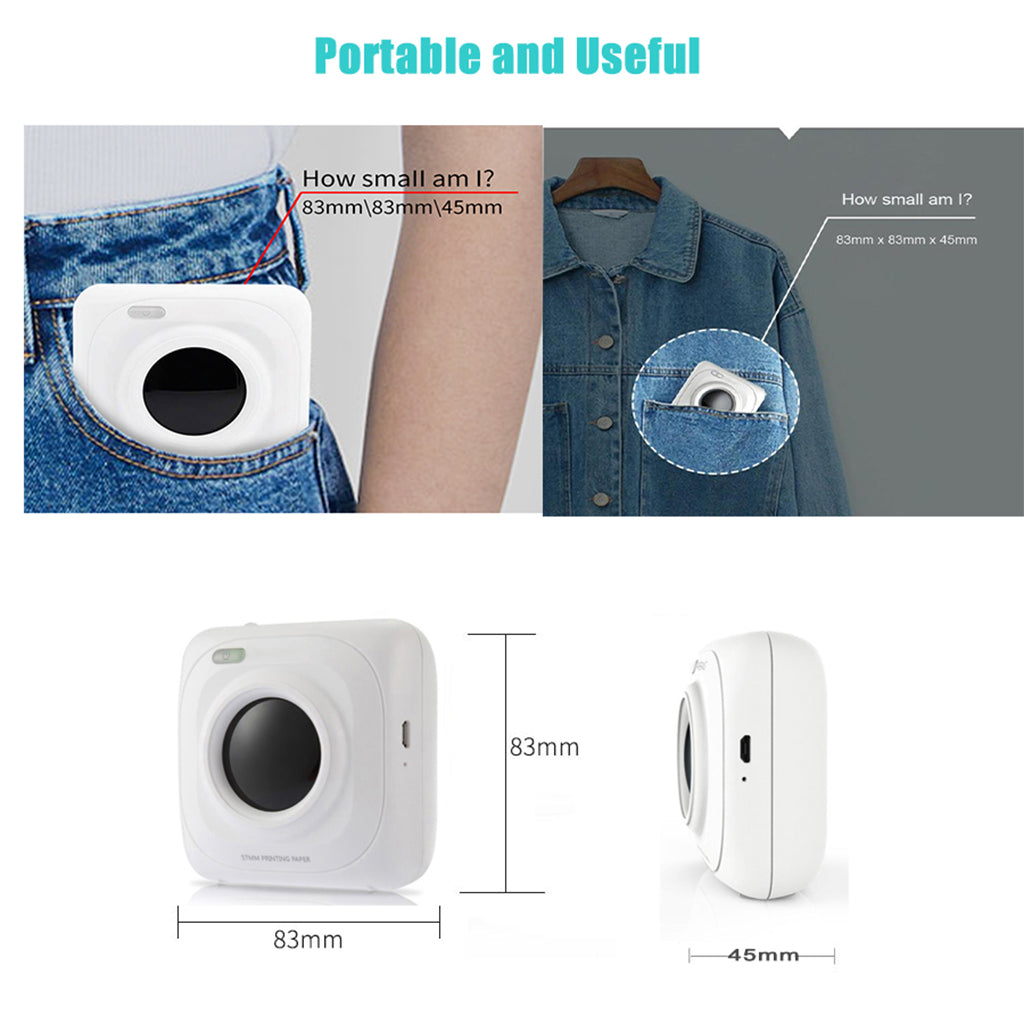 PAPERANG P1 P2 Pocket Portable Bluetooth Printer