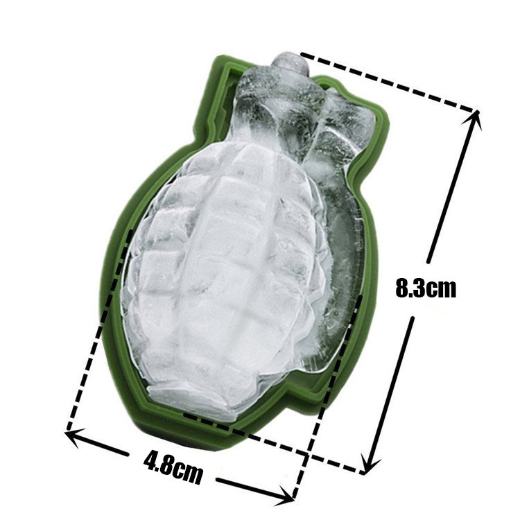 Grenade Ice Cube Mold