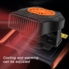 Portable 24V Car Heater with Adjustable 120W/200W Windshield Defroster, Made of Durable ABS