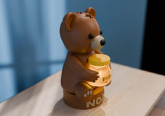 Personalized Teddy Bear Night Light – Custom Baby Room Decor Gift
