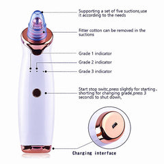 Facial Blackhead Remover Electric Vacuum Machine