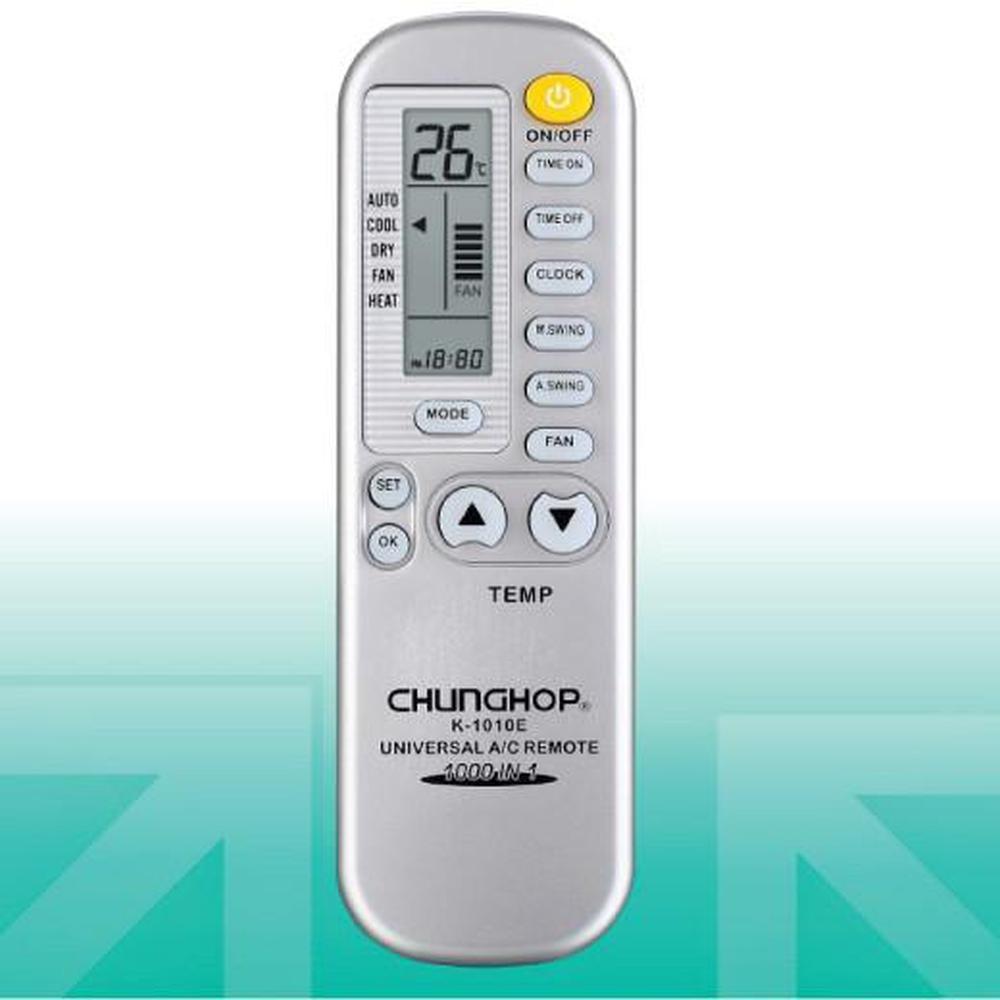 Universal Aircon Remote Replacement Silver - AC Air Conditioner
